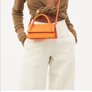 MAJOR ISO: le chiquito long orange jacqumus bag
